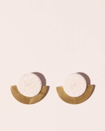 PENDIENTES FARAH ECRU MARADJI