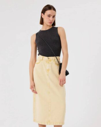 FALDA HAVANA MUSTARD ARTLOVE