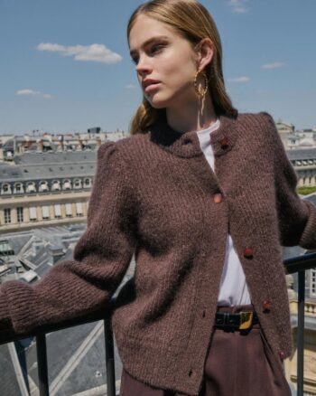 CARDIGAN MIRABELLE CHOCOLAT PETITE MENDIGOTE
