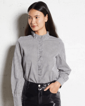 CAMISA TALCY VICHY NOIR PETITE MENDIGOTE