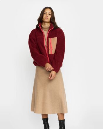 CHAQUETA POCHE BURGUNDY SELFHOOD