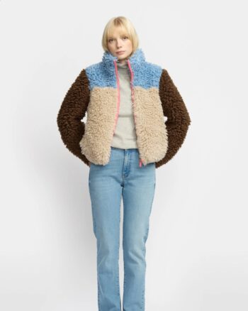 ABRIGO PELUCHE BLEU SELFHOOD