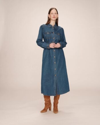 VESTIDO SHANIE DENIM GRACE AND MILA