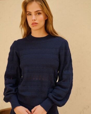 PULL MILET NAVY PETITE MENDIGOTE