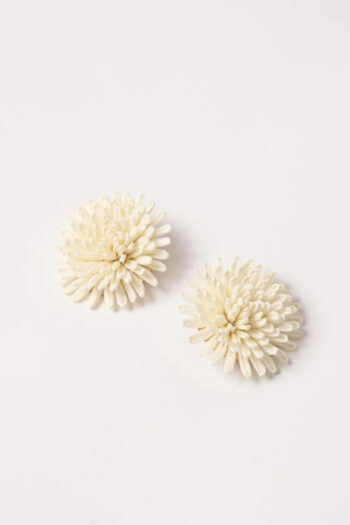 PENDIENTES OURSIN ECRU MARADJI