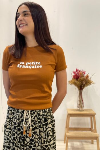 CAMISETA LPF MARRON LA PETITE FRANCAISE