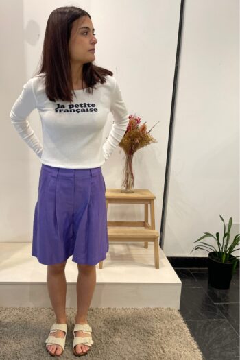 SHORT SAVOUREUX VIOLET LA PETITE FRANCAISE